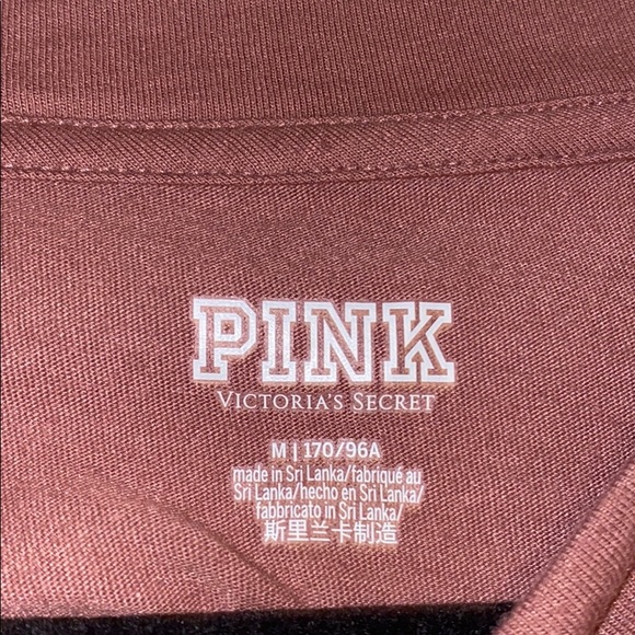 VS Pink Cropped Long Sleeve - Picture 2 of 3